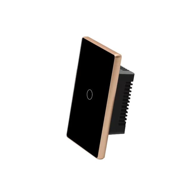 1 gang black or white with frame